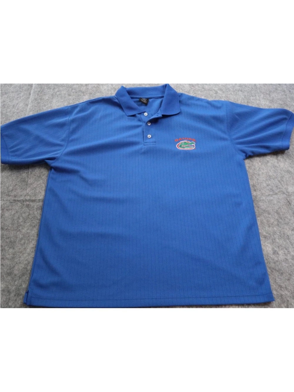 Starter Florida Gators Short Sleeve Polo Shirt Adult Men's Large Royal Blue
